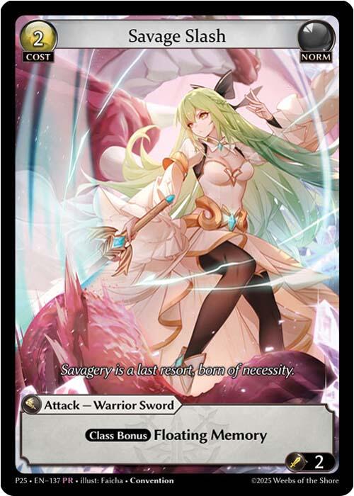 Savage Slash (137) [Promotional Cards]