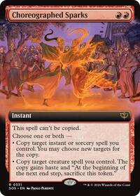 Choreographed Sparks (Extended Art) [Secrets of Strixhaven]