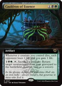 Cauldron of Essence (Extended Art) [Secrets of Strixhaven]