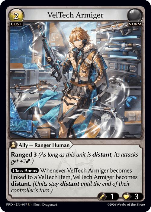 VelTech Armiger (Interference Curio Foil) (97) [.asphodel/paradise]