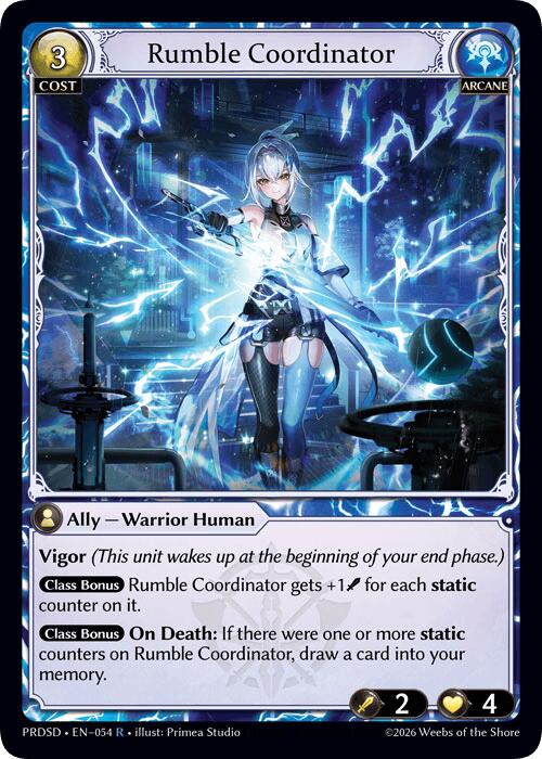 Rumble Coordinator (54) [.asphodel/paradise Starter Decks]