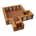 Warlock Tiles - Town Village 1" Straight Walls Expansion