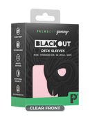 Palms Off - Black Out Deck Sleeves (Standard size)