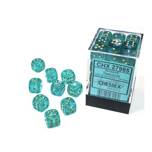 Chessex Dice (Borealis) 36d6
