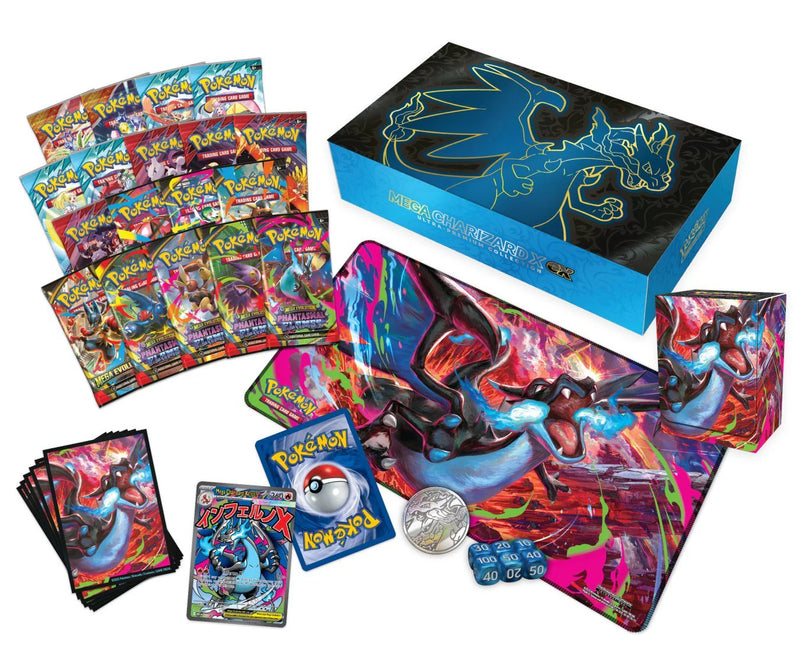**PRE-ORDER** [LIMIT 2] PKM Ultra Premium Collection (UPC) –  Mega Evolution: Phantasmal Flames (Mega Charizard X)