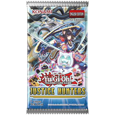 **PRE-ORDER** YGO Booster Pack - Justice Hunters (1st Edition)