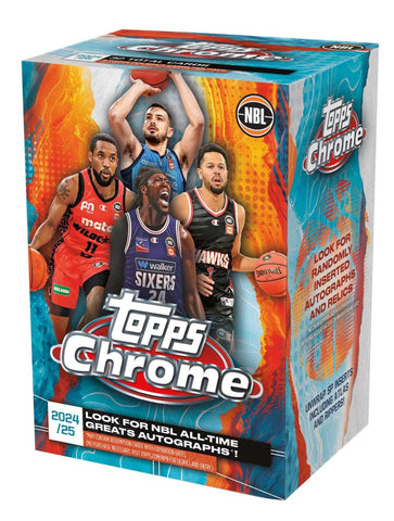 Topps Chrome NBL 2024/2025 Basketball Trading Cards - Value Blaster Box