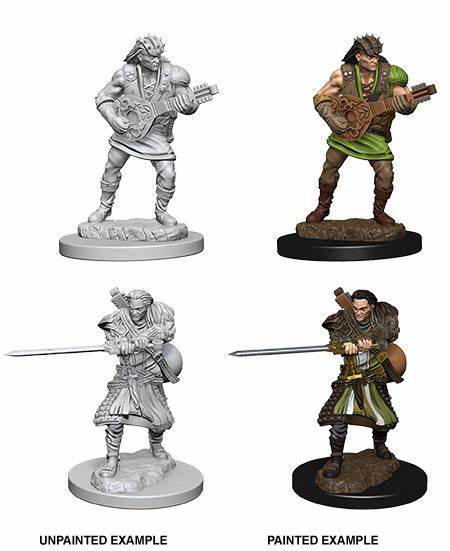 D&D Miniatures (Unpainted) - Player Characters (Bards)