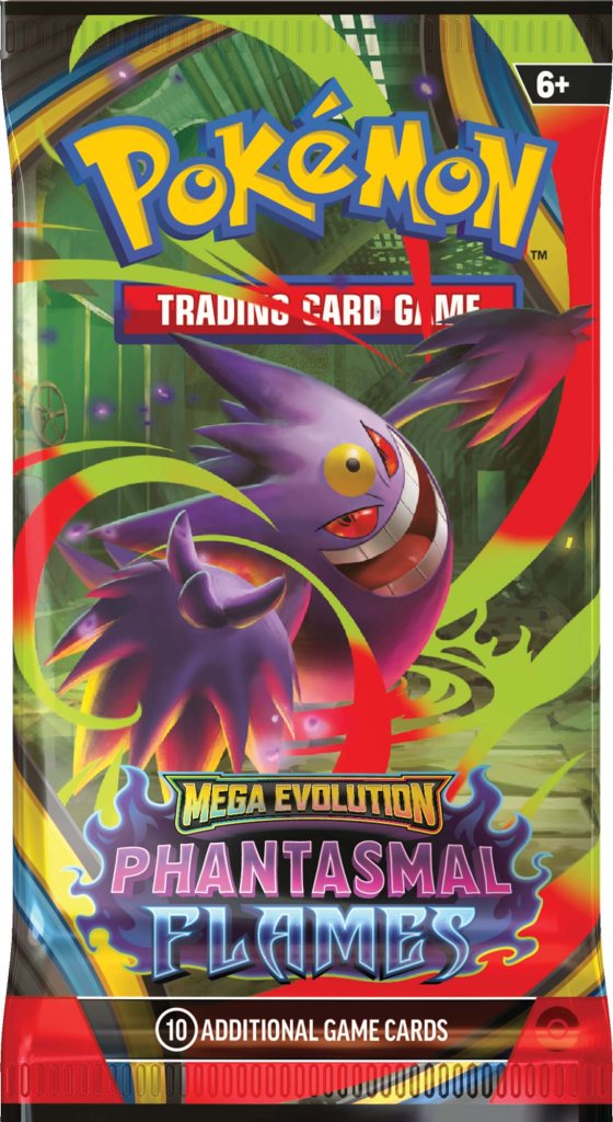 **PRE-ORDER** PKM Booster Pack - Mega Evolution: Phantasmal Flames
