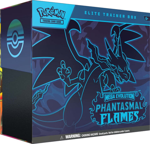 **PRE-ORDER** PKM Elite Trainer Box - Mega Evolution: Phantasmal Flames LIMIT 1 PER PERSON