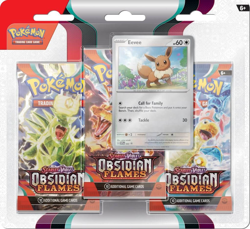 PKM 3-Pack Blister - Obsidian Flames