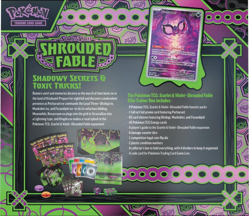 PKM S&V Shrouded Fable - Elite Trainer Box PKM S&V Shrouded Fable - Elite Trainer Box