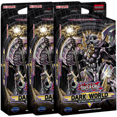 YGO Structure Deck - 3x Dark World (1st edition)