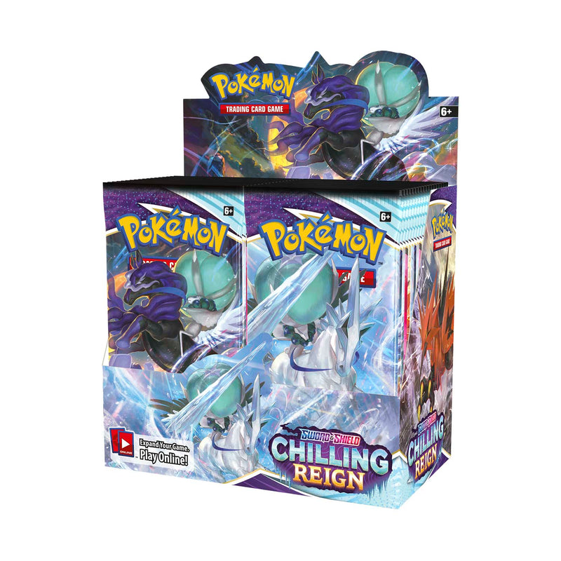 PKM Booster Box - Sword & Shield: Chilling Reign