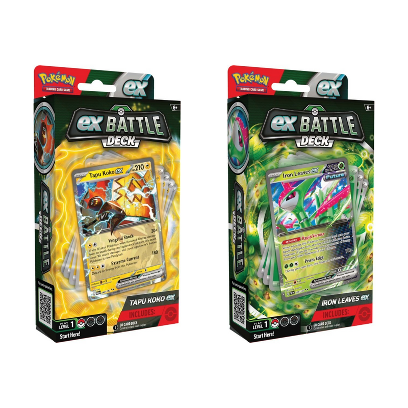 PKM EX Battle Decks - Tapu Koko ex & Iron Leaves ex