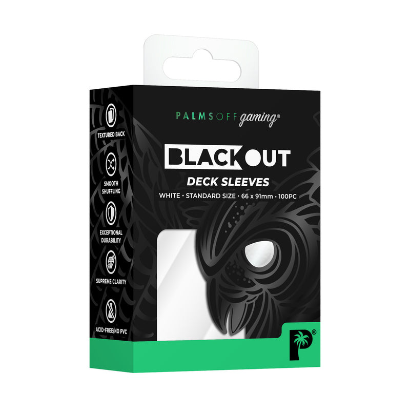 Palms Off - Black Out Deck Sleeves (Standard size)