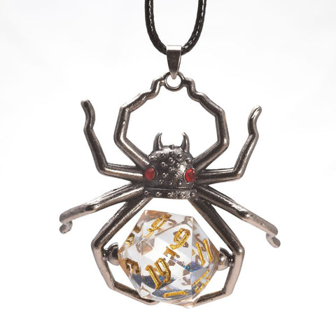 Sirius Dice - Black Widow D20 Necklace