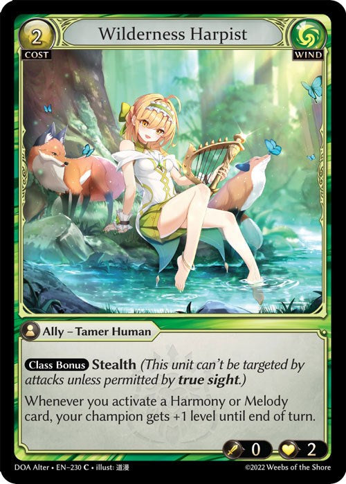 Wilderness Harpist (230) [Dawn of Ashes: Alter Edition]