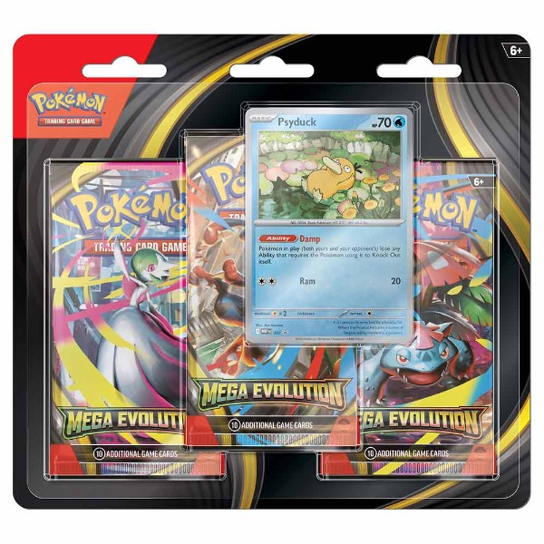 **PRE-ORDER** PKM Mega Evolution - 3 Pack Blister