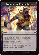 Rocksteady, Rowdy Rhino [Teenage Mutant Ninja Turtles Commander Tokens]