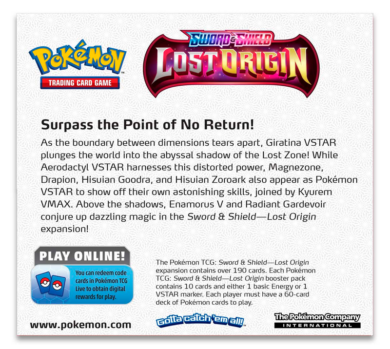 PKM Booster Box - Sword & Shield: Lost Origin