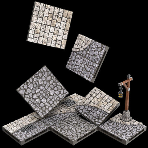 Warlock Tiles - Tiles Town & Village III Town Square