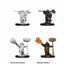 D&D Miniatures (Unpainted) - Player Characters (Clerics)