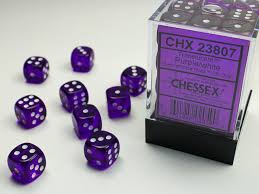 Chessex Dice (Translucent) 36d6