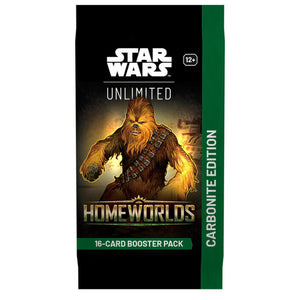Star Wars Unlimited Carbonite Booster Pack - Homeworlds