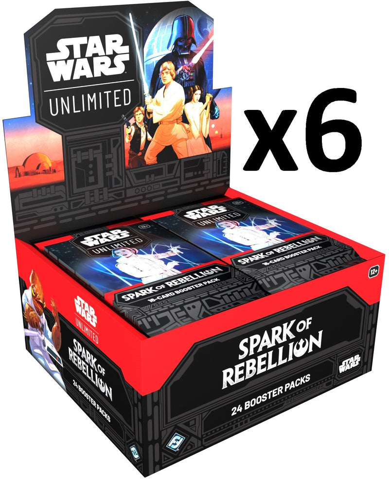 Star Wars Unlimited Booster Case (6x Booster Boxes) - Spark of Rebellion