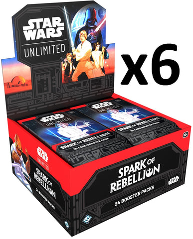 Star Wars Unlimited Booster Case (6x Booster Boxes) - Spark of Rebellion
