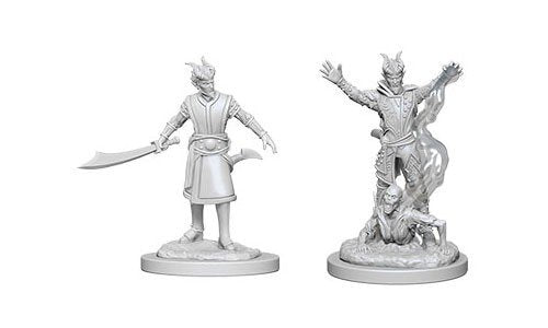 D&D Miniatures (Unpainted) - Player Characters (Warlocks)